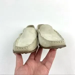 Tods Mens Cream Leather Loafers 36 1/2 Tod main image 3